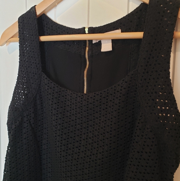 Banana Republic Eyelet Career Sleeveless Top Sz 4 - Picture 2 of 4